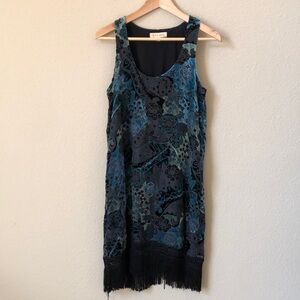 Black Swan Velvet Patterned Dress size M
